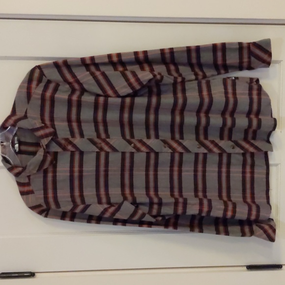Men's Large North Face Flannel Shirt - Picture 1 of 7